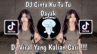 DJ CINTA KU TU TU DAYAK VIRAL TIK TOK TERBARU 2023 YANG KALIAN CARI [upl. by Nylasor]