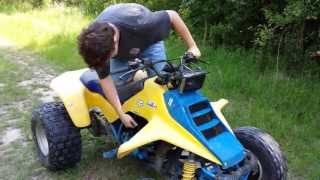 How to ride a 2Stroke quad [upl. by Janek]