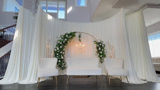 DIY  Circular Backdrop [upl. by Winsor]