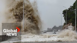 Typhoon Gaemi boasts some of the strongest winds ever recorded in Western Pacific [upl. by Glenda290]