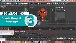 03 3DS Max SDK Create Prompt Message [upl. by Regdor600]