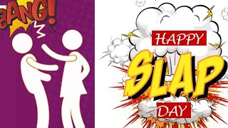 Happy Slap Dayprankcomedyyt trending [upl. by Sirtimid]