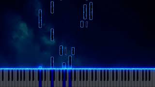 Caverns Deep  Visualized  Piano Synthesia  VFX [upl. by Innor]