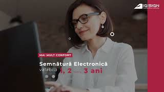 DigiSign  Semnătură Electronică prin Identificare Video [upl. by Aynuat]