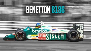 Benetton B186  O carro mais potente da história da Fórmula 1 [upl. by Aube]