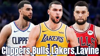 Lakers Zach Lavine Trade Baited By Bulls amp Clippers News [upl. by Kram585]