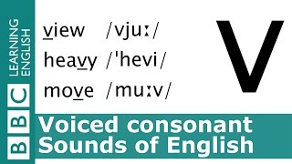 English Pronunciation 👄 Voiced Consonant  v  view heavy and move [upl. by Zwart531]