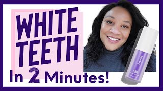 Get Whiter Teeth In 2 Minutes  Review hiSmile v34 Colour Correcting Toothpaste [upl. by Hadnama671]