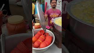 Veg soup only ₹10😱 youtubeshorts indianstreetfood streetfood foodie [upl. by Nihhi156]