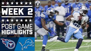 Titans vs Lions  NFL Week 2 Game Highlights [upl. by Azilanna22]