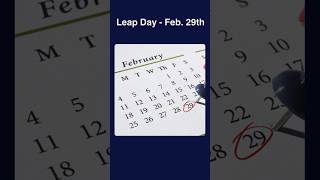 What is Leap DayLeap Year Explained in 20 Seconds [upl. by Aicilav]