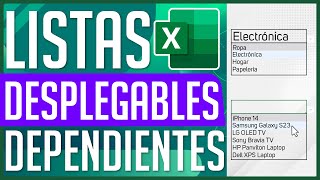 Listas Desplegables Dependientes en Excel SIN MACROS 2024 2 Métodos Fáciles y Rápidos [upl. by Nnylrats]