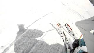 360 off a cliff on Skis [upl. by Hertz52]