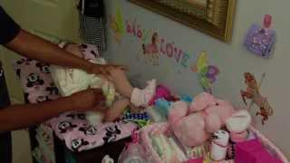 Reborn Baby Kaylee my solid silicone has diaper rash [upl. by Matthei850]