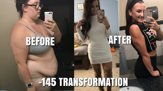 145 Pound Weight Loss Transformation Before and After PhotosVideos [upl. by Eizzil885]