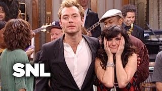 Goodbyes with Jude Law Ashlee Simpson  Saturday Night Live [upl. by Noreh48]