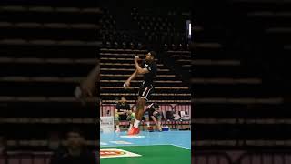 Wilfredo Leon Jump Serve AnalysisSir Safety Perugia [upl. by Aicenod357]