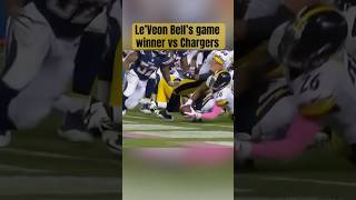 Le’Veon Bell stretches for a game winning score vs Chargers [upl. by Heurlin]