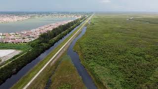 Loxahatchee Everglades Park Parkland Florida  Drone Tour [upl. by Stannwood]