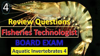 Part 4  Review Questions for Fisheries Board Exam  Aquatic Invertebrates  Questions 31 to 40 [upl. by Hannaj]