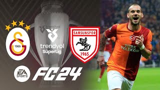 İKONLAR GALATASARAY VS SAMSUNSPOR 2  FC 24 TRENDYOL SÜPER LİG [upl. by Eustasius]