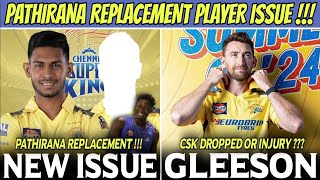 CSK New Player Replacement Issue Explained 🤯 Richard Gleeson Injury  IPL 2024 News [upl. by Brooks]