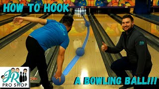 How To Hook a Bowling Ball w Better Release [upl. by Adihsar]