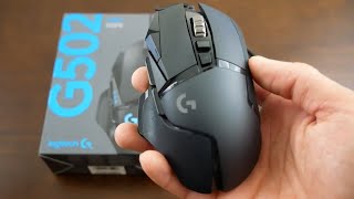 Unboxing the New Logitech G502 Hero and Comparison to G502 Proteus Spectrum [upl. by Nylsaj546]