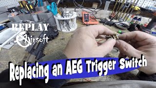 Replacing the Trigger Switch on a AEG [upl. by Irik]