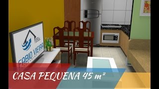 Casa Compacta de 45 m² [upl. by Naget257]