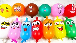 MAKING Glossy Slime With Funny BalloonsLàm chất nhờn bằng bong bóng [upl. by Nosiram740]