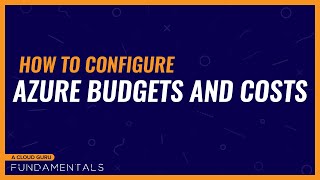 How to configure Azure budgets and costs alerts [upl. by Cressler]