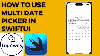 How to let the user select multiple dates using a multidatepicker in SwiftUI [upl. by Odlanor735]