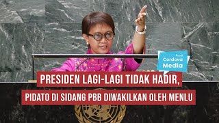 Pidato di Sidang PBB Menlu Retno Marsudi Tegaskan Tidak Akan Mundur Mendukung Palestina [upl. by Hubsher]