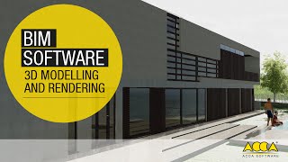 BIM Software für die beste 3D Architektur Planung ACCA Edificius BIM Example 30 [upl. by Alcock]