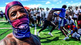 NFL Player Masked Up amp BODIED Everybody 10000 Memphis 1ON1’s [upl. by Dougie]