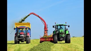 Silage 2019 Kongskilde FCT 1260 MD Trailed Forager 👌👍 [upl. by Frulla]