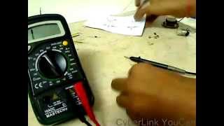 Testing electronic components with a multimeter [upl. by Aileduab]