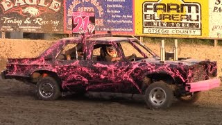 2021  Otsego County Fair Demolition Derby 8821 Full Day demolitionderby [upl. by Piefer757]