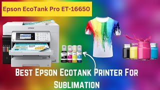 Epson EcoTank Pro ET16650  2023 Review [upl. by Norda643]