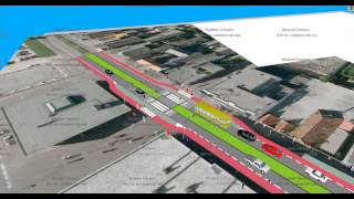 VISSIM simulation of a roundabout within Pijnacker Netherlands Part 2 [upl. by Oahc]