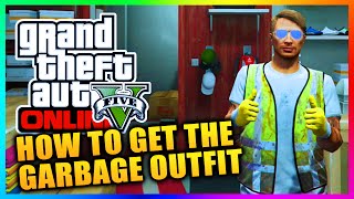 GTA 5 Heists DLC  HOW TO GET THE GARBAGE MAN OUTFIT amp TRASH MAN OUTFIT IN GTA ONLINE GTA V [upl. by Margy]