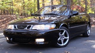 2002 Saab 93 Viggen Convertible Start Up Test Drive amp In Depth Review [upl. by Silenay]