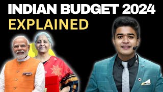 INDIAN BUDGET 2024 EXPLAINED IN 5 MINUTES  Budget 2024 explained  By Smit Thakkar [upl. by Anelrihs]