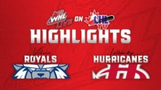 Victoria Royals at Lethbridge Hurricanes 1116  WHL Highlights 202425 [upl. by Durning10]