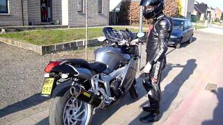 bmw k1200s akrapovic exhaust sound [upl. by Lanford939]