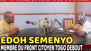 DEBAT EWE Anani VIDJRAKU reçoit Edoh SEMENYO Membre du Front Citoyen Togo Debout [upl. by Gehman871]