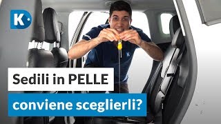 Sedili in pelle conviene sceglierli  Pro e Contro [upl. by Oisangi858]