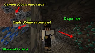 Capas Minerales Minecraft 1205 Ponlo Aprueba encuentra diamante hierrooro en esta Nueva Versión [upl. by Ashmead]