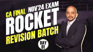 CA FINAL  IDT  ROCKET REVISION BATCH  NOV 24 EXAM  DAY 01 [upl. by Kirven]